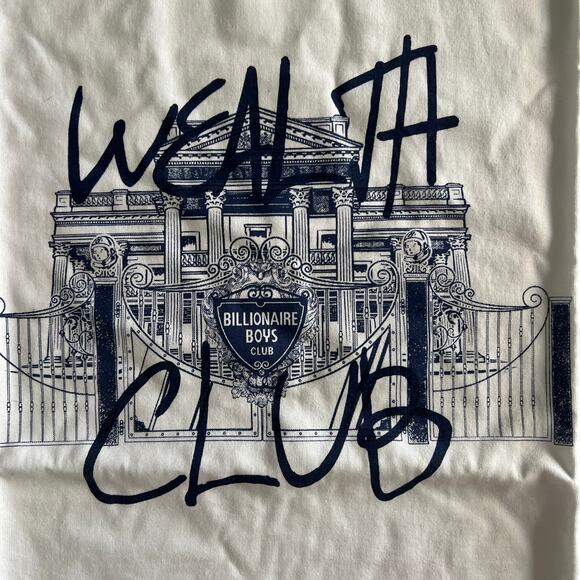 Billionaire Boys Club Mansions SS Tee White Men’s L – Graphic Astronaut Logo NWT - Picture 2 of 10